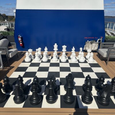 Outdoor Large Scale Chess Set Piece Set