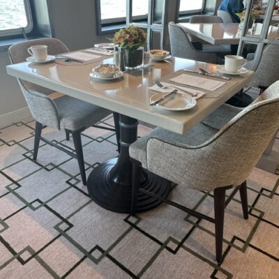 30″ x 42″ 2-Top Rectangular Dining Table with a Dark Base