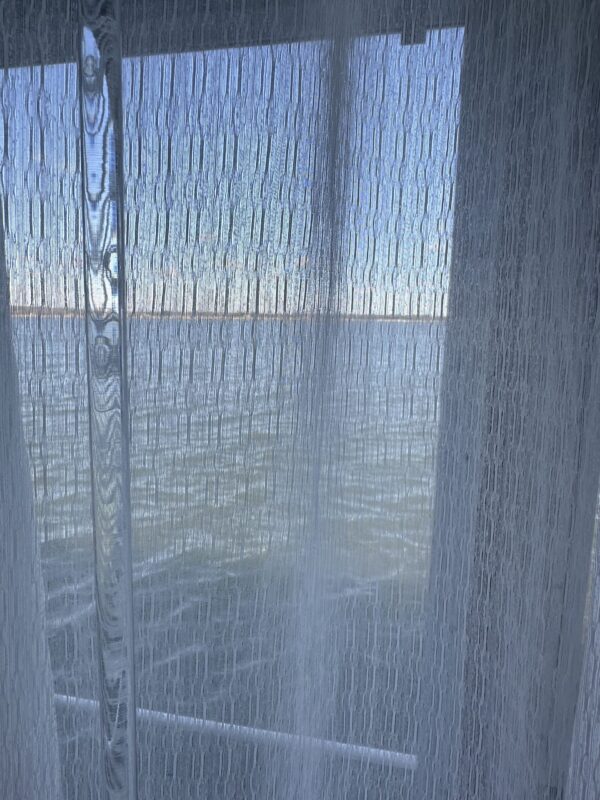 sheer drapery curtain