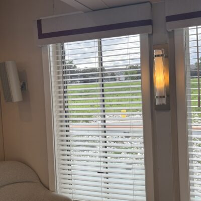 Faux Wood Blinds in White