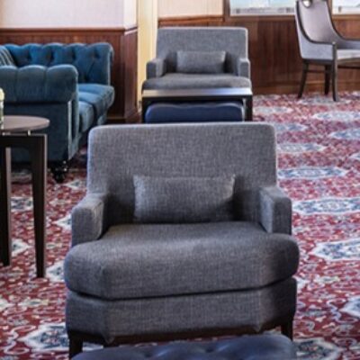 Lounge Chair with Matching Pillow