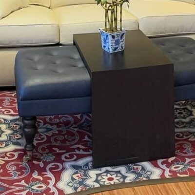 Ottoman with Wooden Table