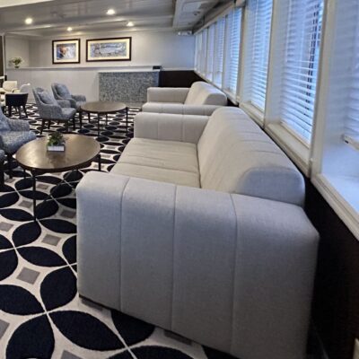 Large Sofa with Two Pillows