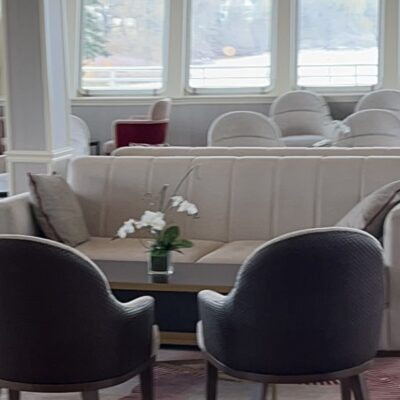 Large Sofa with Two Pillows