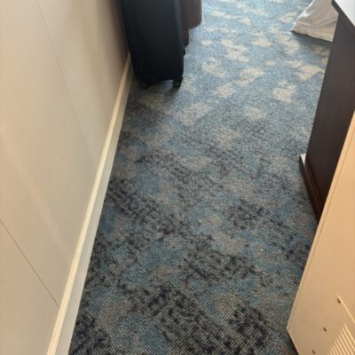 Baseboard Installed in Staterooms